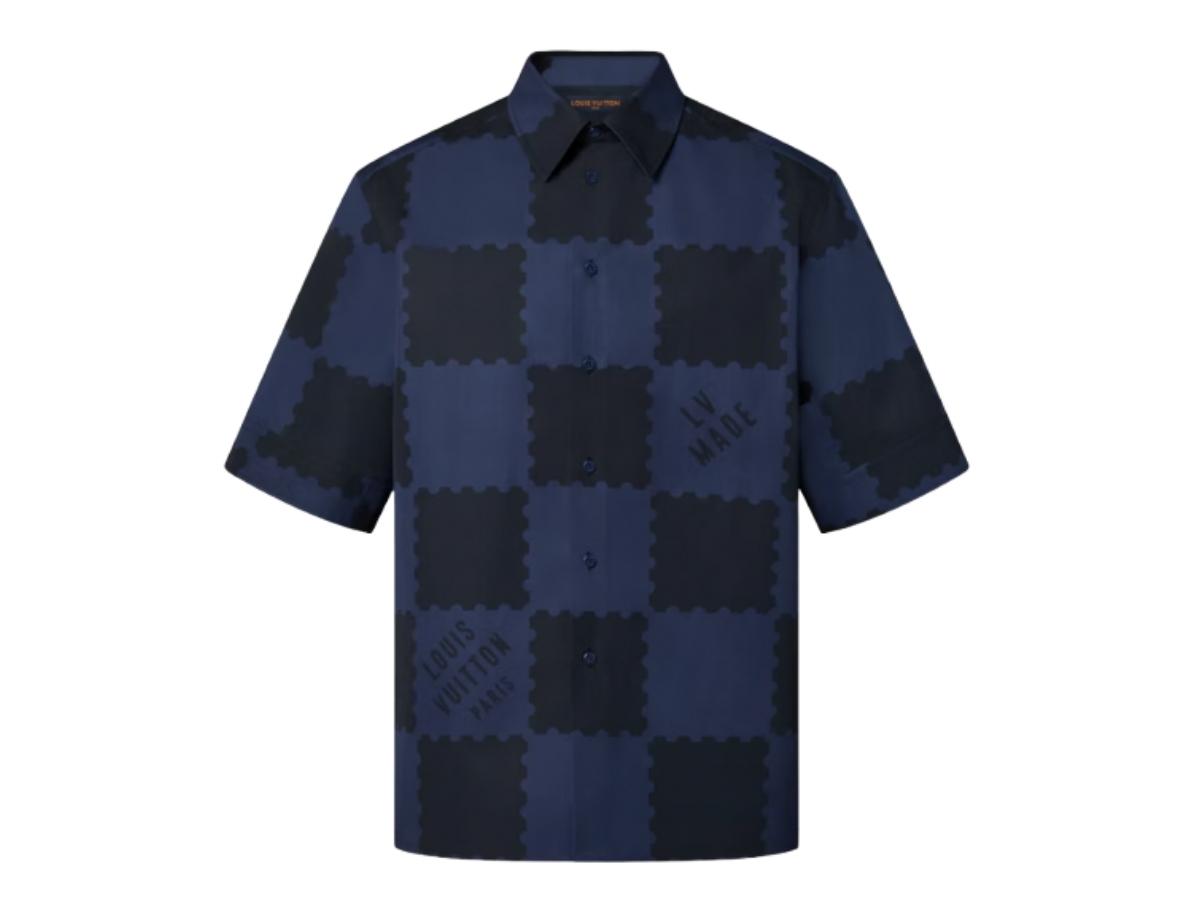 SASOM  apparel Louis Vuitton x Nigo Damier Shirt Dark Ocean Check the  latest price now!