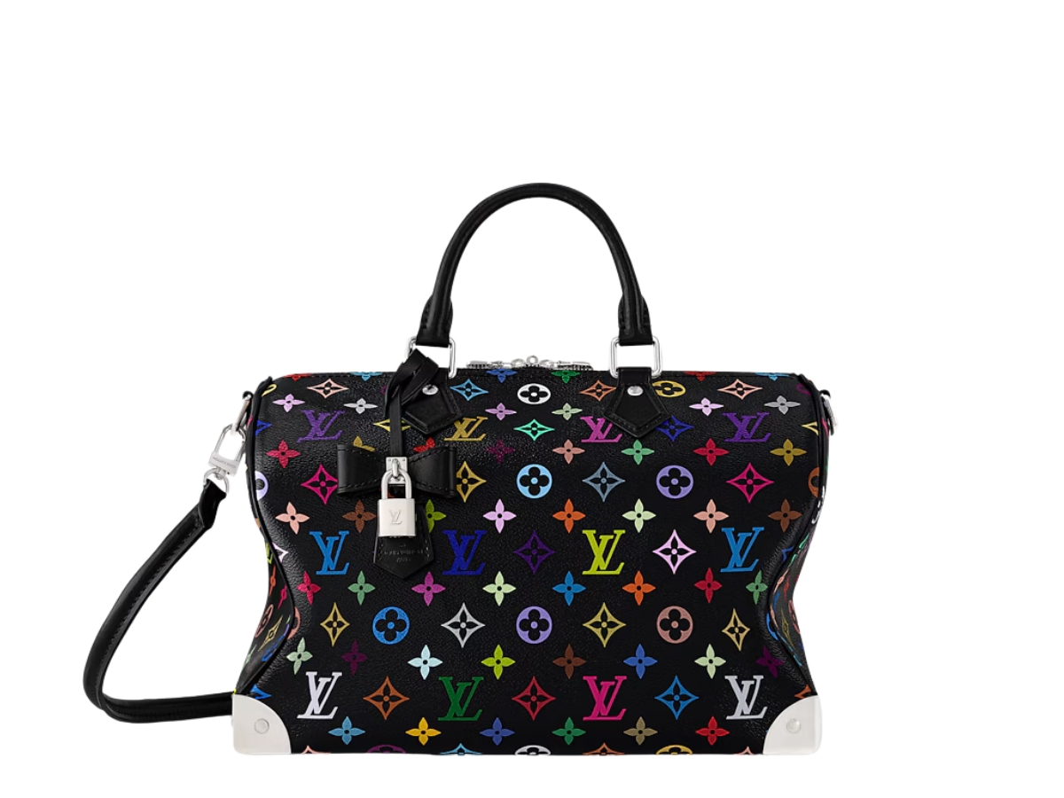 【カラーが可愛い】Louis Vuitton ムラカミ スピーディソフト 30 Louis Vuitton X Takashi Murakami Speedy Soft 30 In