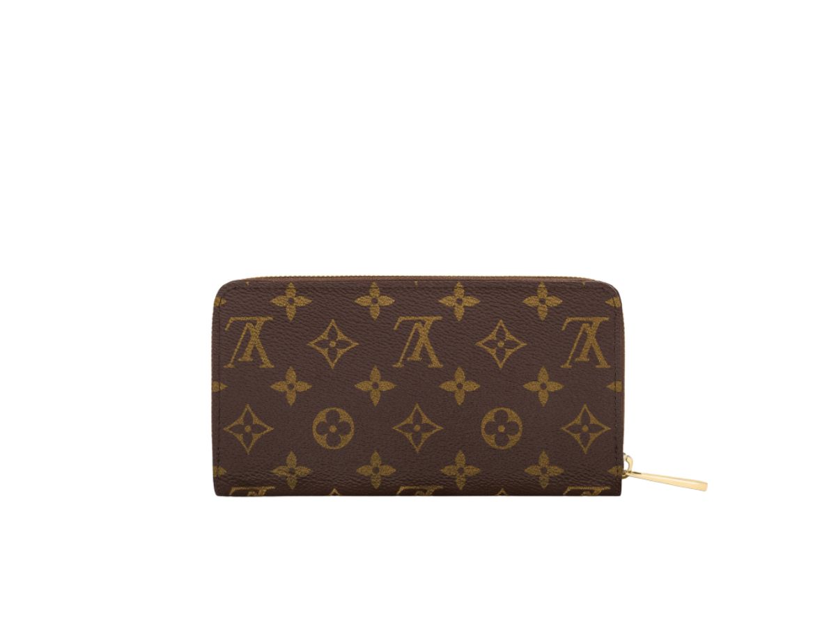 Louis Vuitton Wallet Purse Long Wallet Monogram Brown Woman