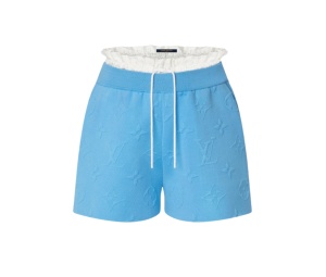 Buy Louis Vuitton 3D Monogram Trompe L’Oeil Mini Shorts Blue (Women's) at Sasom – Authentic and Ready to Ship