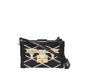 Buy Louis Vuitton Electric Epi Leather Malletage Petite Malle Bag Black White at Sasom – Authentic and Ready to Ship