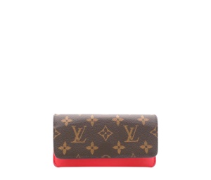 Buy Louis Vuitton Monogram Woody Glasses Case Rouge Brown Red at Sasom – Authentic and Ready to Ship