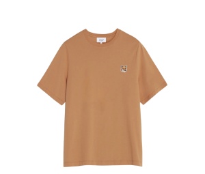 Buy Maison Kitsune Fox Head Patch Regular Tee-Shirt Saddle at Sasom – Authentic and Ready to Ship