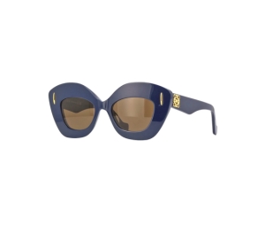 Buy Loewe Anagram In Acetate Cat Eye Dark Blue at Sasom – Authentic and Ready to Ship