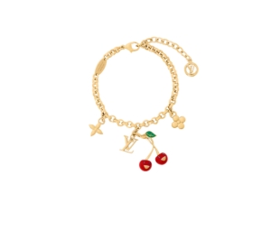 Buy Louis Vuitton x Takashi Murakami Cerise Bracelet In Gold-Toned Metal at Sasom – Authentic and Ready to Ship