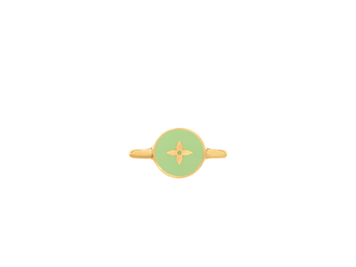 Buy Louis Vuitton Confetti Ring Vert at Sasom – Authentic and Ready to Ship