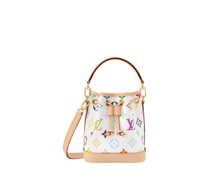 Buy Louis Vuitton X Takashi Murakami Nano Noé Bag White Multicolor at Sasom – Authentic and Ready to Ship