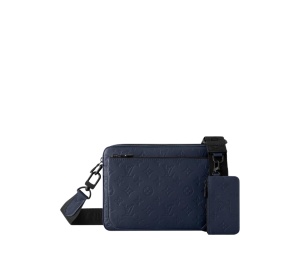 Buy Louis Vuitton Trio Messenger Blue at Sasom – Authentic and Ready to Ship