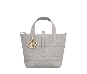 Buy Dior Small Toujours Vertical Tote Bag Gray Macrocannage at Sasom – Authentic and Ready to Ship