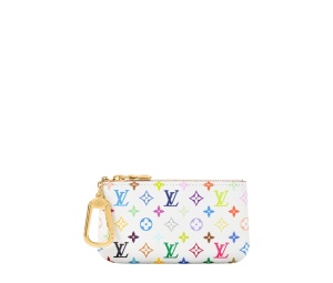 Buy Louis Vuitton X Takashi Murakami Key Pouch White Multicolor at Sasom – Authentic and Ready to Ship