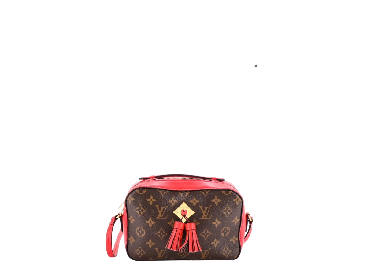 Buy Louis Vuitton Saintonge Handbag Red Brown at Sasom – Authentic and Ready to Ship