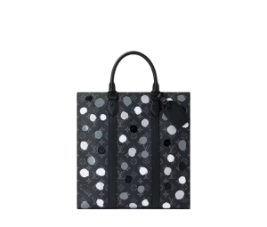 Buy Louis Vuitton x Yayoi Kusama Sac Plat Monogram Eclipse Black Silver at Sasom – Authentic and Ready to Ship