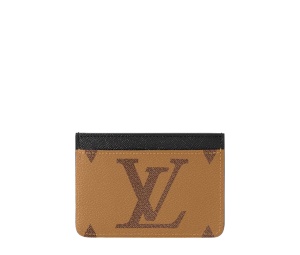 Buy Louis Vuitton LV Side-Up Card Holder Light Brown Black at Sasom – Authentic and Ready to Ship