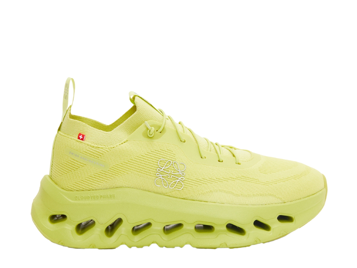 Loewe Cloudtilt Sneaker In Polyester Lime Green | SASOM