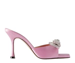 Buy Mach & Mach Double Bow 95 MM Heeled Sandals Pink at Sasom – Authentic and Ready to Ship