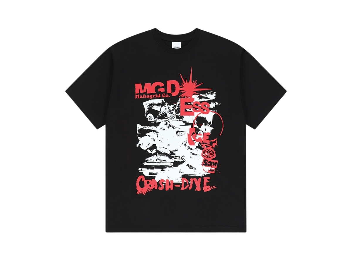 【mahagrid】25SS★ MAHAGRID CREW TEE MAP ALL OVER PRINT TEE[WHITE] - MAHAGRID