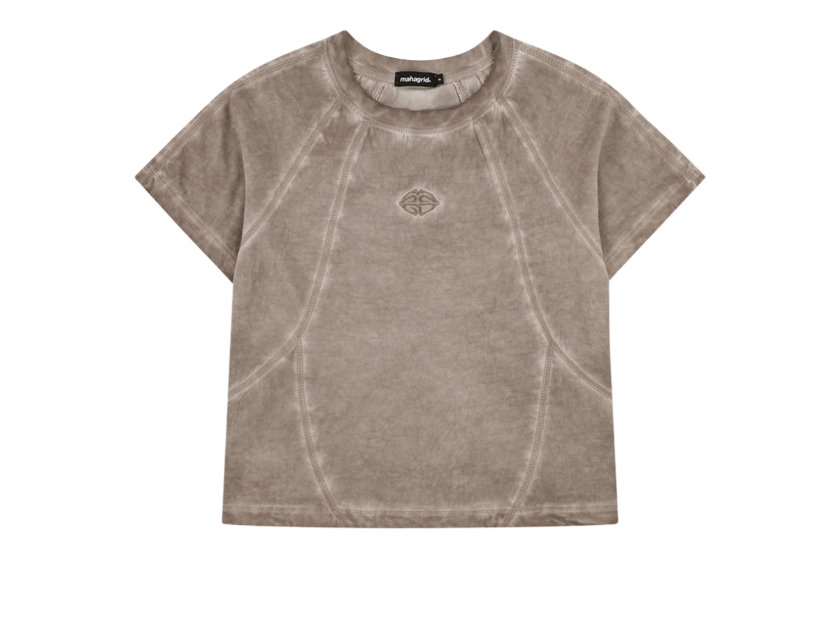【mahagrid】25SS★ CURVED STITCH TEE mahagrid】25SS☆ CURVED STITCH TEE CURVED STITCH TEE[WHITE