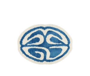 Mahagrid Eclipse Logo Rug Blue