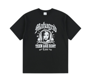 【mahagrid】24SS★ CRASH TEE CRASH TEE[WHITE] - MAHAGRID