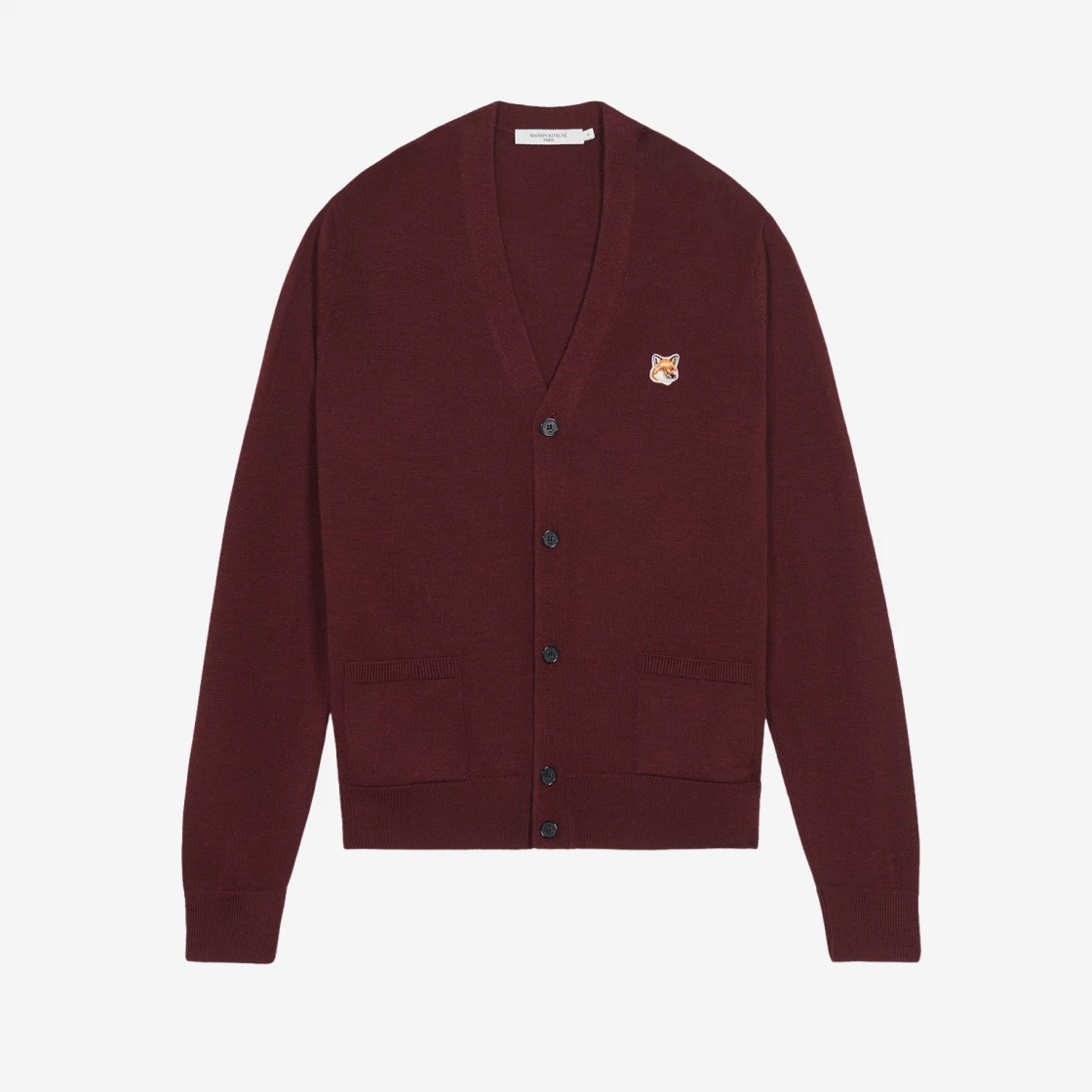 https://d2cva83hdk3bwc.cloudfront.net/maison-kitsune-fox-head-patch-classic-cardigan-wine-lees-2.jpg