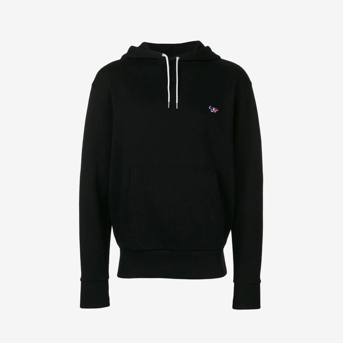 トップス Maison Kitsune Tricolor Fox Patch Hoodie Maison Kitsuné - Tricolor Fox Patch Zip Hoodie | HBX