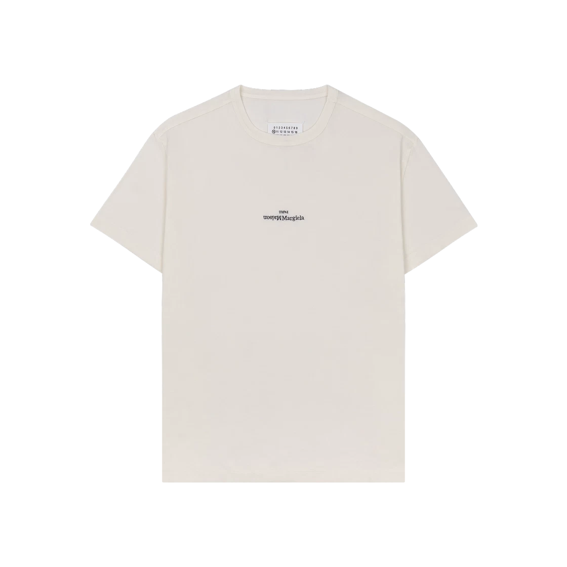 Buy Maison Margiela Distorted Logo T-Shirt White | SASOM