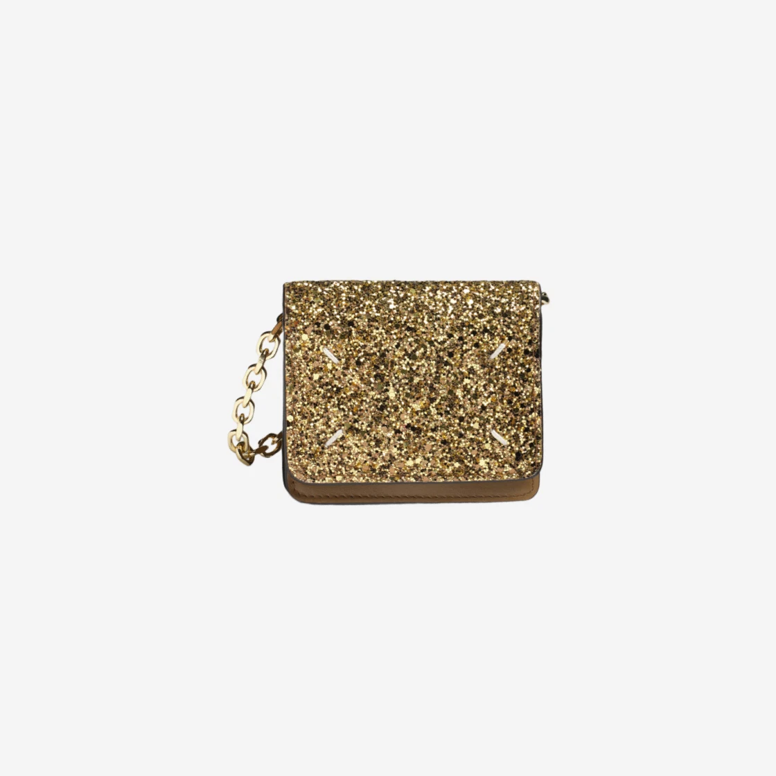 ★Maison Margiela★ Glitter Chain Wallet Gold SA3UI0008P6233 MAISON MARGIELA | MEDIUM WALLET ON CHAIN