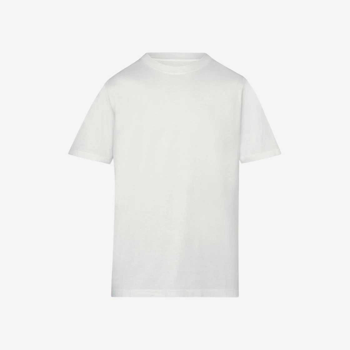 【Maison Margiela】Organic Cotton Short Sleeve T-Shirt Maison Margiela distorted-logo Cotton T-shirt | White