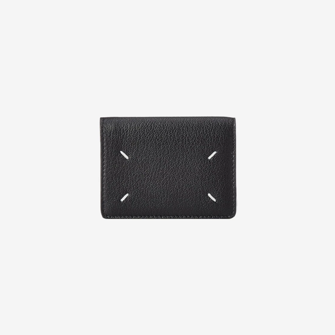 Buy Maison Margiela Snap Button Leather Wallet Black | SASOM