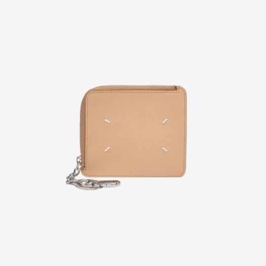 Buy Maison Margiela Soft Calfskin Keychain Wallet Nude at Sasom – Authentic and Ready to Ship