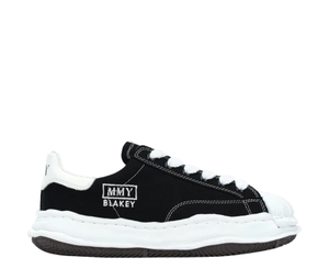 Buy Maison Mihara Yasuhiro Blakey OG Sole Canvas Low-top Sneakers Black White at Sasom – Authentic and Ready to Ship