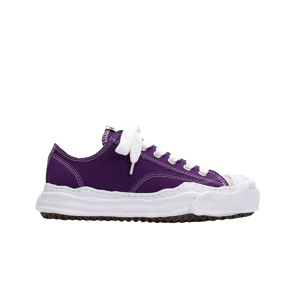 https://d2cva83hdk3bwc.cloudfront.net/maison-mihara-yasuhiro-hank-og-sole-canvas-low-top-sneakers-purple-2.jpg