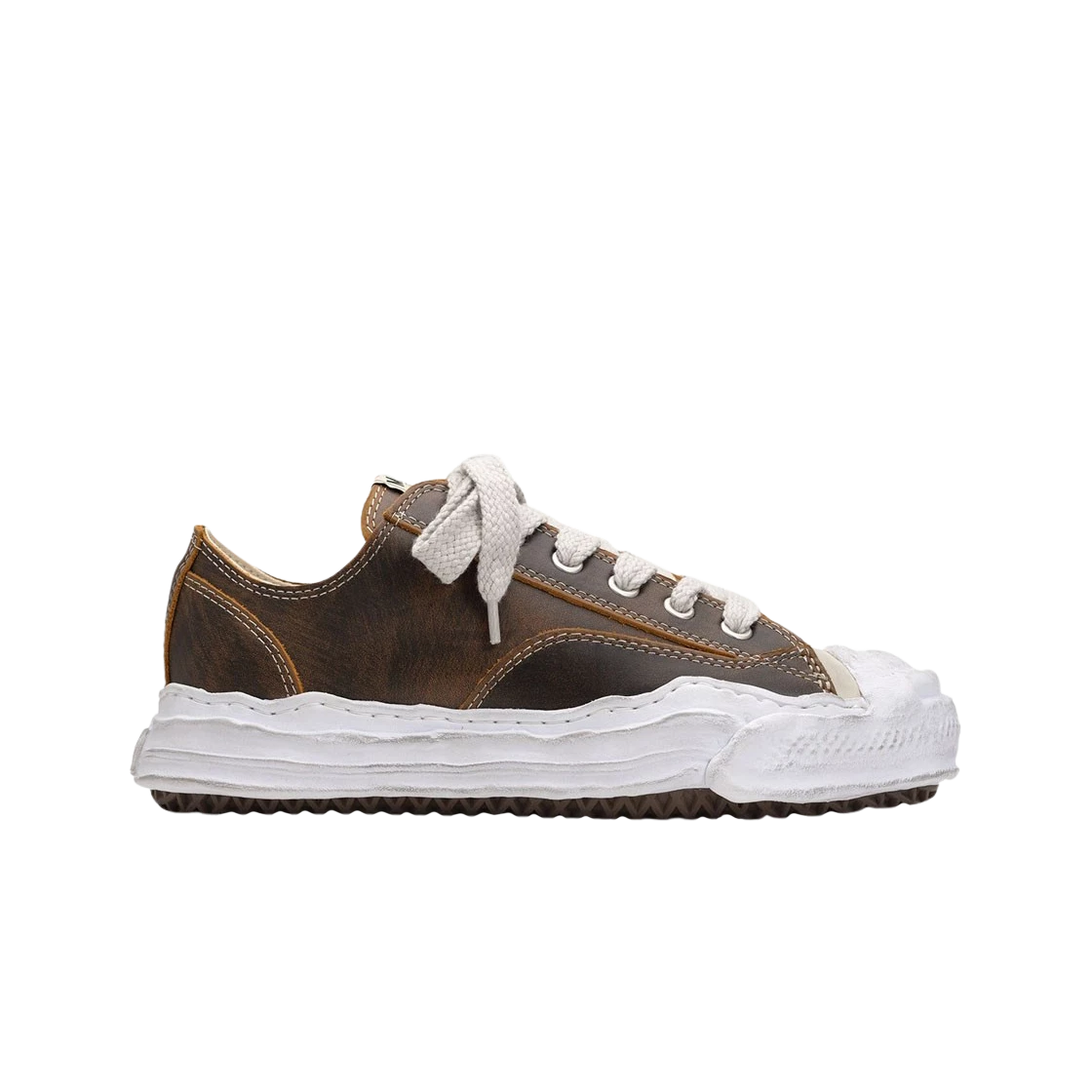 MIHARA YASUHIRO|SNEAKERS (A11FW719 BLACK) Maison Mihara Yasuhiro Hank OG Sole VE Leather Low-top