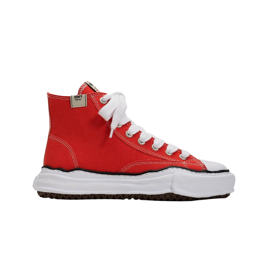 https://d2cva83hdk3bwc.cloudfront.net/maison-mihara-yasuhiro-peterson-og-sole-canvas-high-top-sneakers-orange-2.jpg