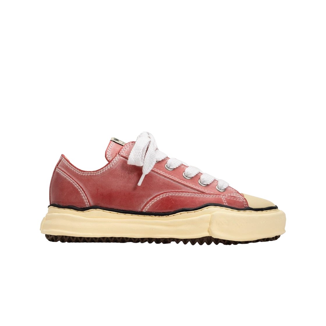 https://d2cva83hdk3bwc.cloudfront.net/maison-mihara-yasuhiro-peterson-og-sole-paraffin-leather-low-top-sneakers-red-2.jpg