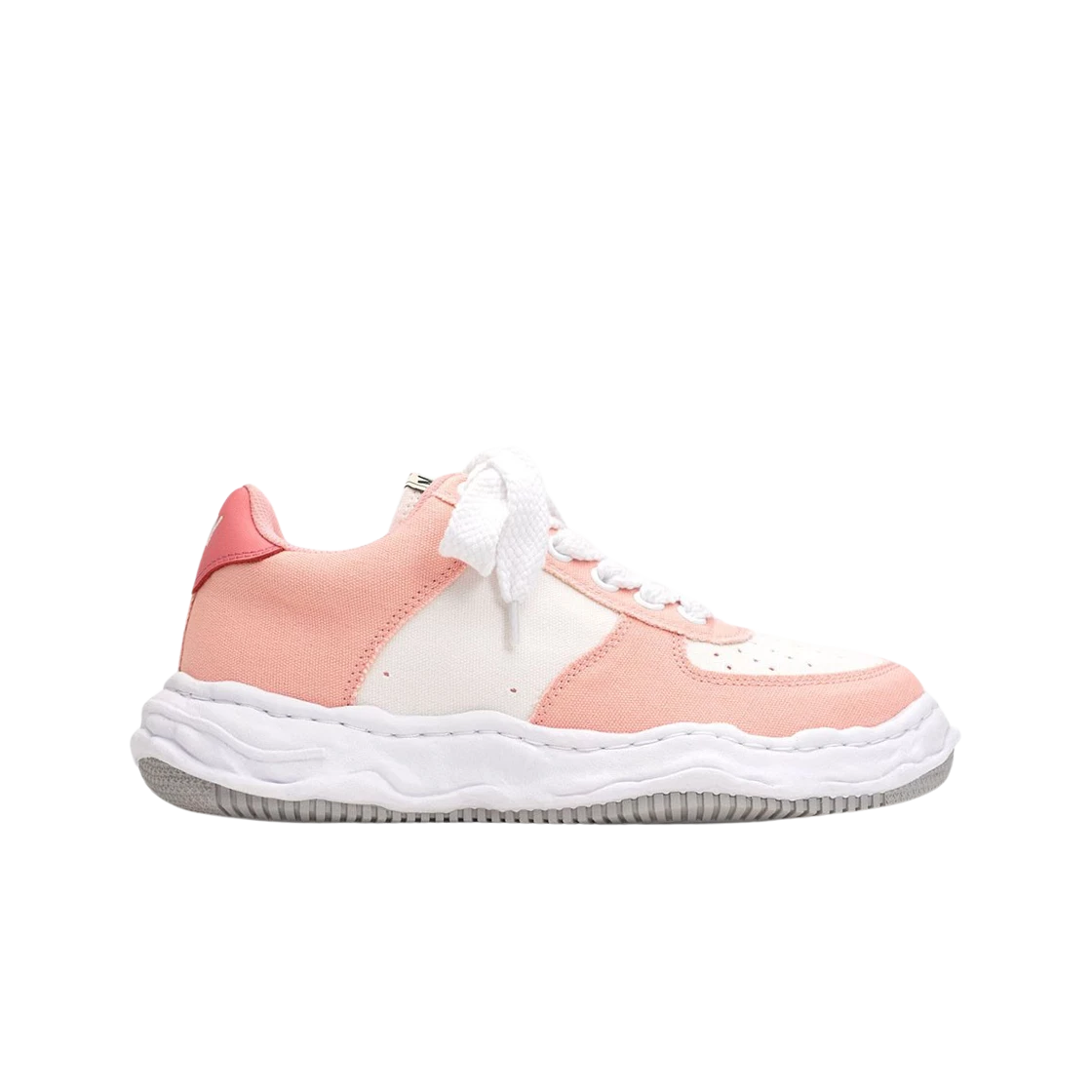 https://d2cva83hdk3bwc.cloudfront.net/maison-mihara-yasuhiro-wayne-og-sole-canvas-low-top-sneakers-pink-white-2.jpg