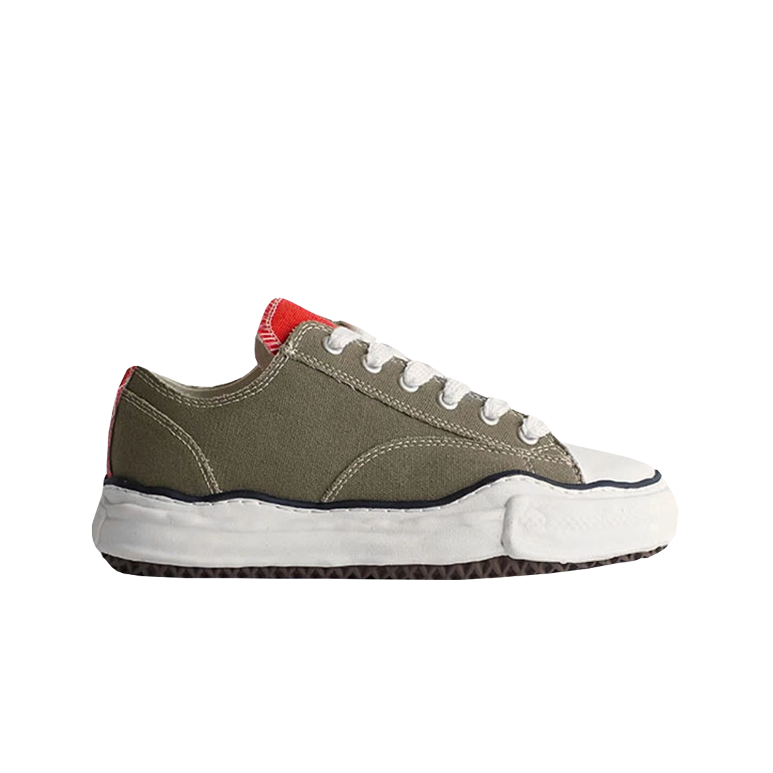 https://d2cva83hdk3bwc.cloudfront.net/maison-mihara-yasuhiro-x-nigel-cabourn-low-cut-sneakers-army-green-2.jpg