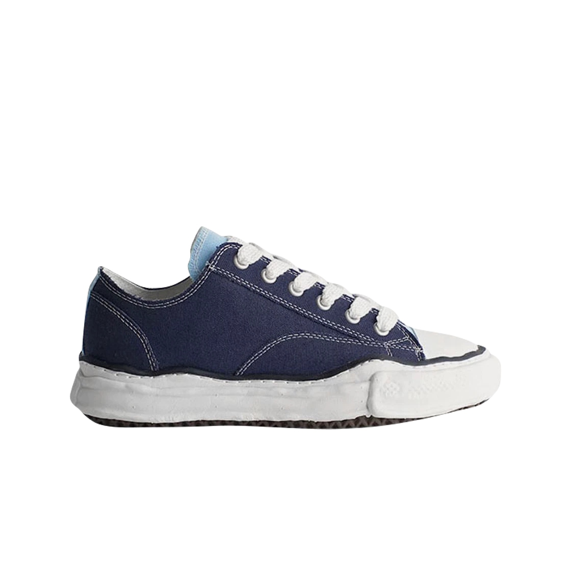 Maison Mihara Yasuhiro x Nigel Cabourn Low Sneakers Cut Navy