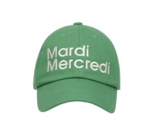 Buy Mardi Mercredi Cap Mardi Nouveau Green White at Sasom – Authentic and Ready to Ship