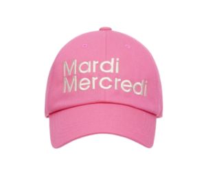 Buy Mardi Mercredi Cap Mardi Nouveau Pink White at Sasom – Authentic and Ready to Ship