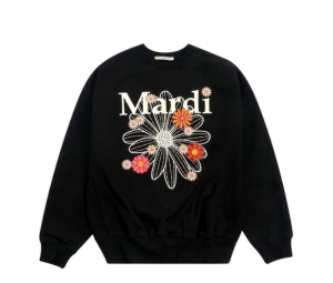 Mardi Mercredi Sweatshirt Flowermardi Blossom Black Cream