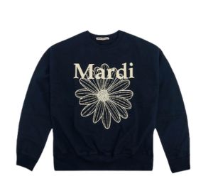 Mardi Mercredi Sweatshirt Flowermardi Navy Cream