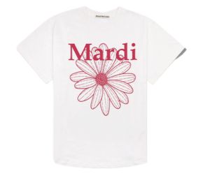 Mardi Mercredi Tshirt Flowermardi White Violet