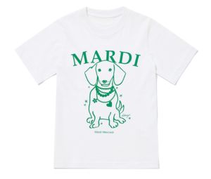 Mardi Mercredi Tshirt Swing The Tail Ddanji Pearl Necklace White Green