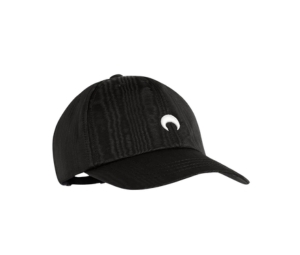 Buy Marine Serre Regenerated Moire Cap Black at Sasom – Authentic and Ready to Ship