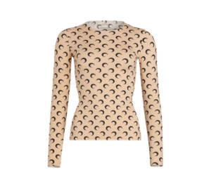 Buy Marine Serre Second Skin Top Tan Moon at Sasom – Authentic and Ready to Ship