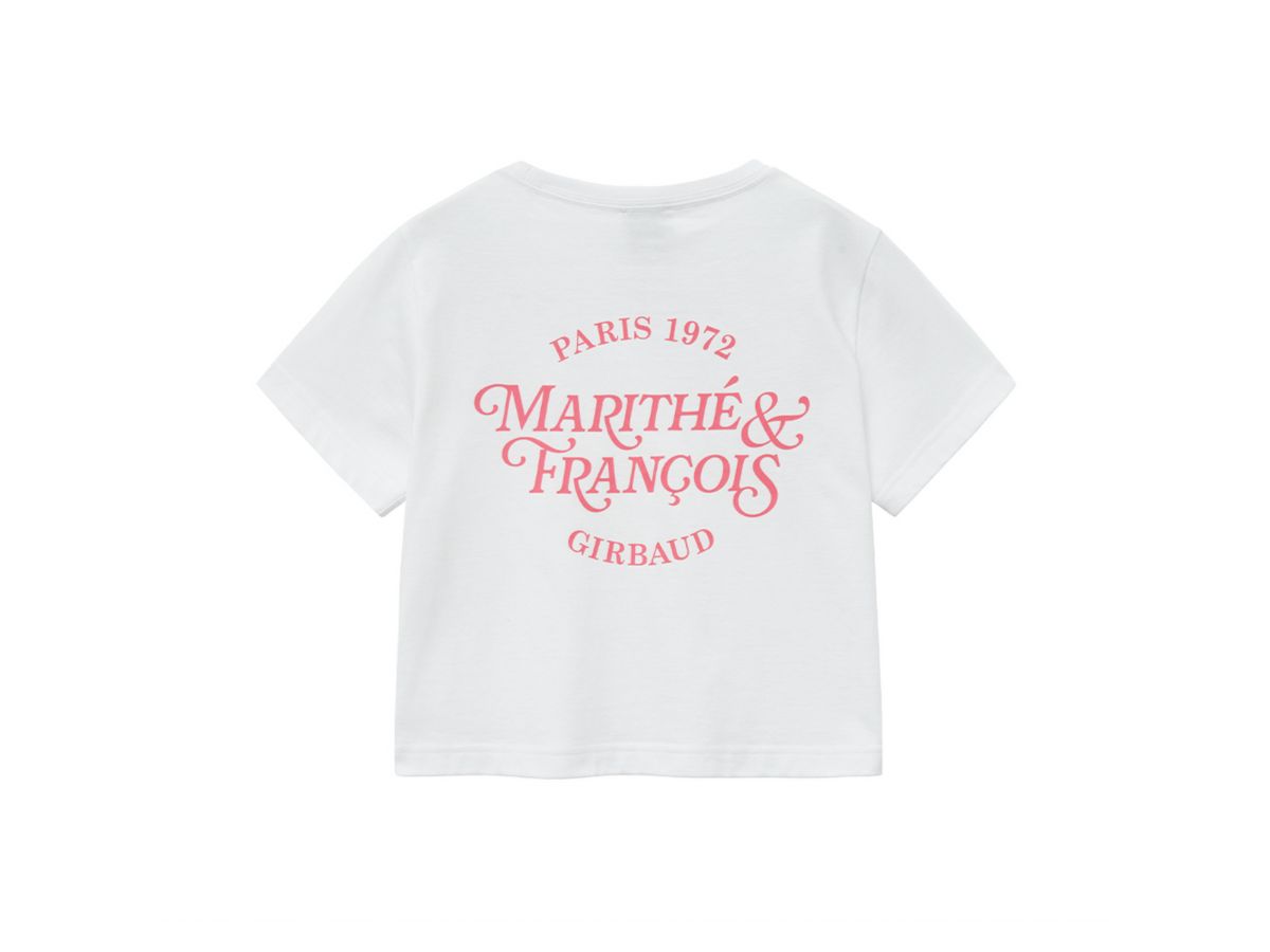 ★Marithe + Francois Girbaud★ W AEROCOOL MELLOW CROP TEE wh Marithé François Girbaud W Aerocool Mellow Crop Tee White