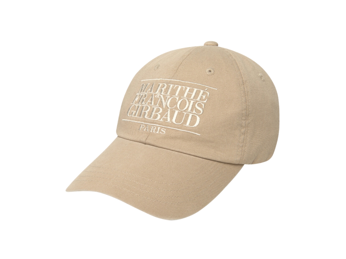 キャップ Marithe + Francois Girbaud CLASSIC LOGO CAP light beige CLASSIC LOGO CAP light beige - MARITHÉ+FRANҪOIS GIRBAUD