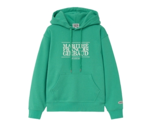 Marithe Francois Girbaud Classic Logo Hoodie Green | ของแท้