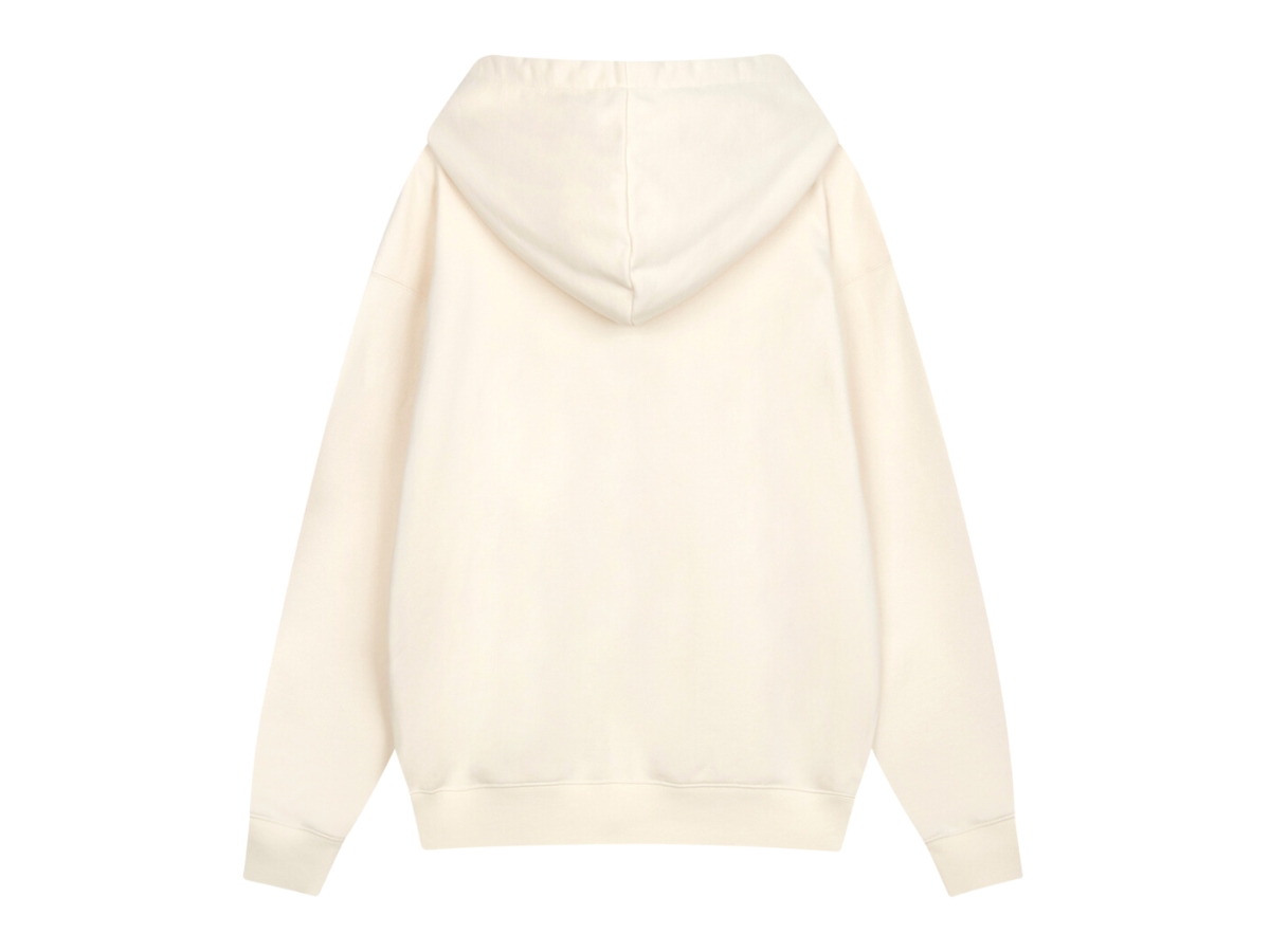 Marithe Francois Girbaud Classic Logo Hoodie Ivory